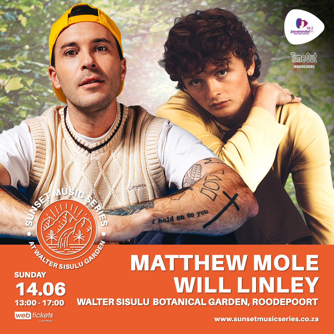 Matthew Mole and Will Linley Johannesburg concert Sunset Music Series