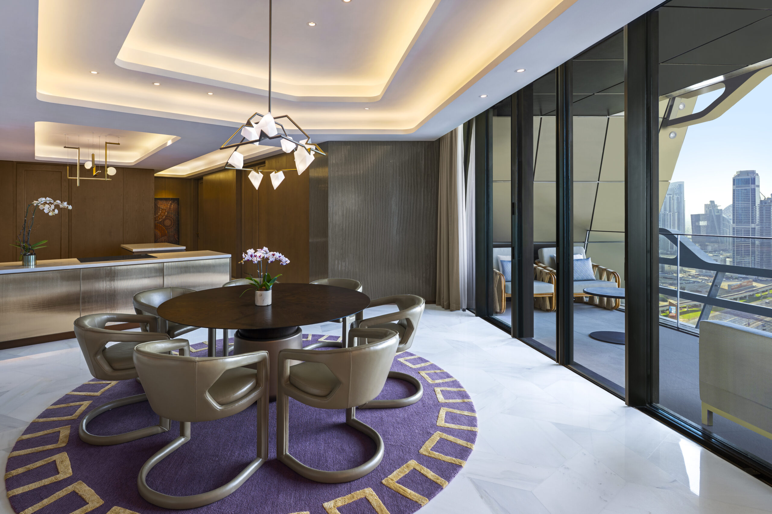 Mandarin Oriental Downtown Dubai Room Presidential Suite Dining Room