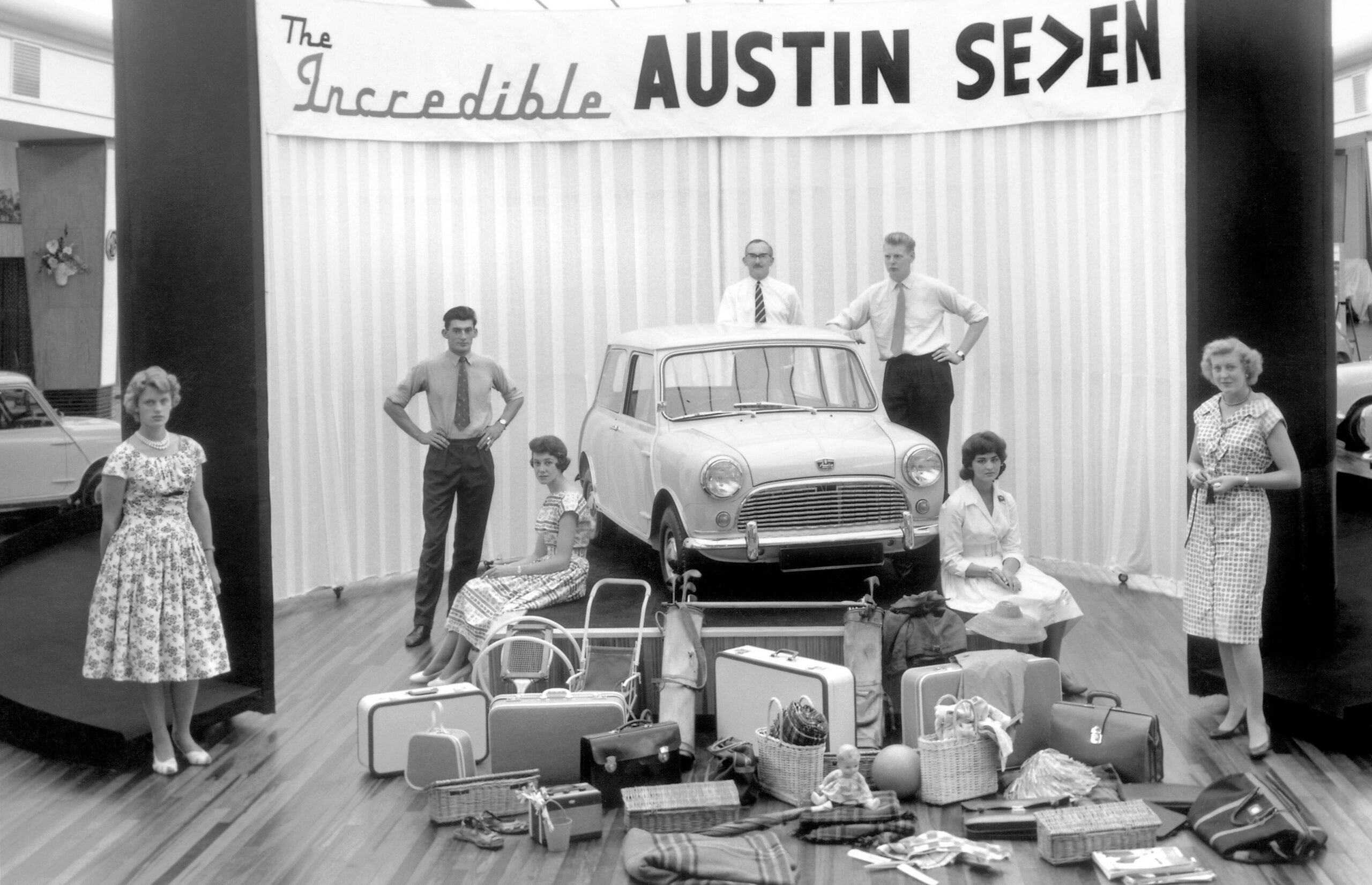 Original Mini launch – Austin Seven, 1959