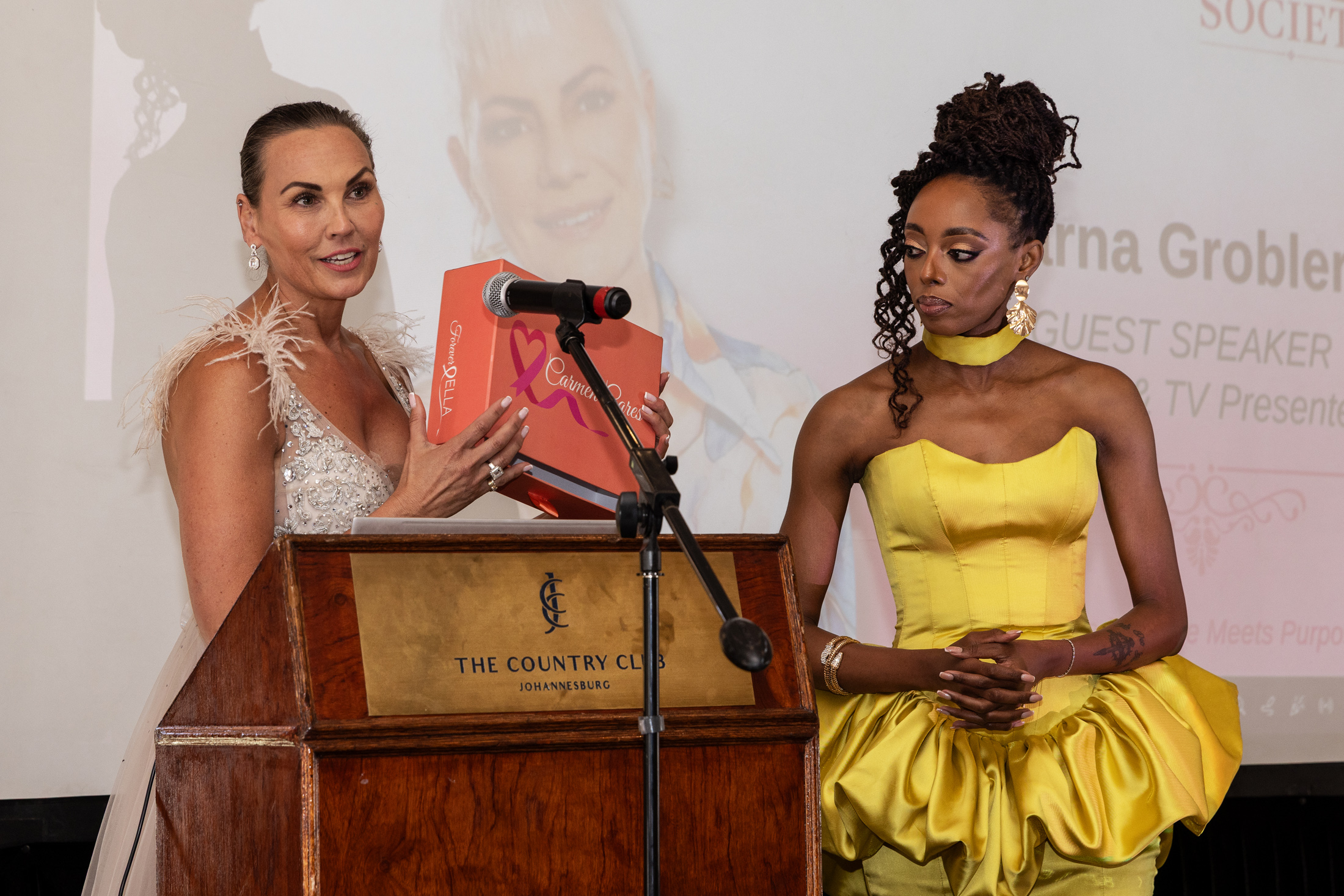 The Pink Society Carmen Cares Carmen Melissa and Tshego Gaelae Foundation