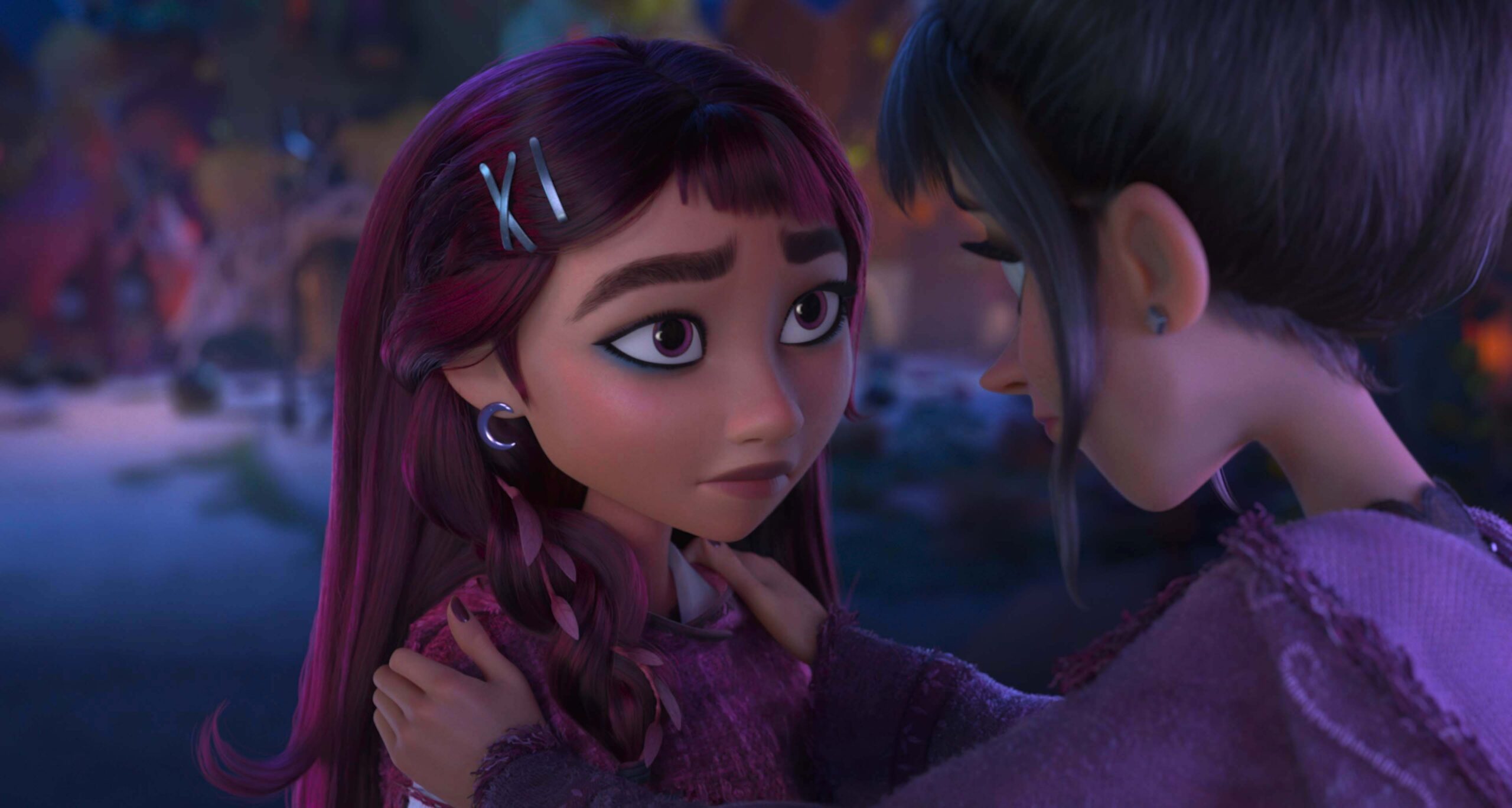 Billie Doe (voiced by Hailee Steinfeld) and Jane Doe (voiced by Jodie Foster) in Walt Disney Animation Studios' "Hexed"