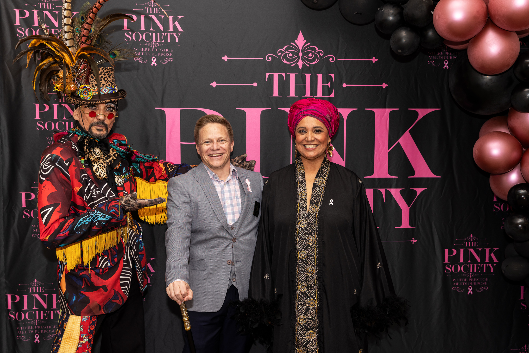 The Pink Society Carmen Cares Foundation KEVIN ELLIS, DAVID PRICE, RAYANA EDWARDS