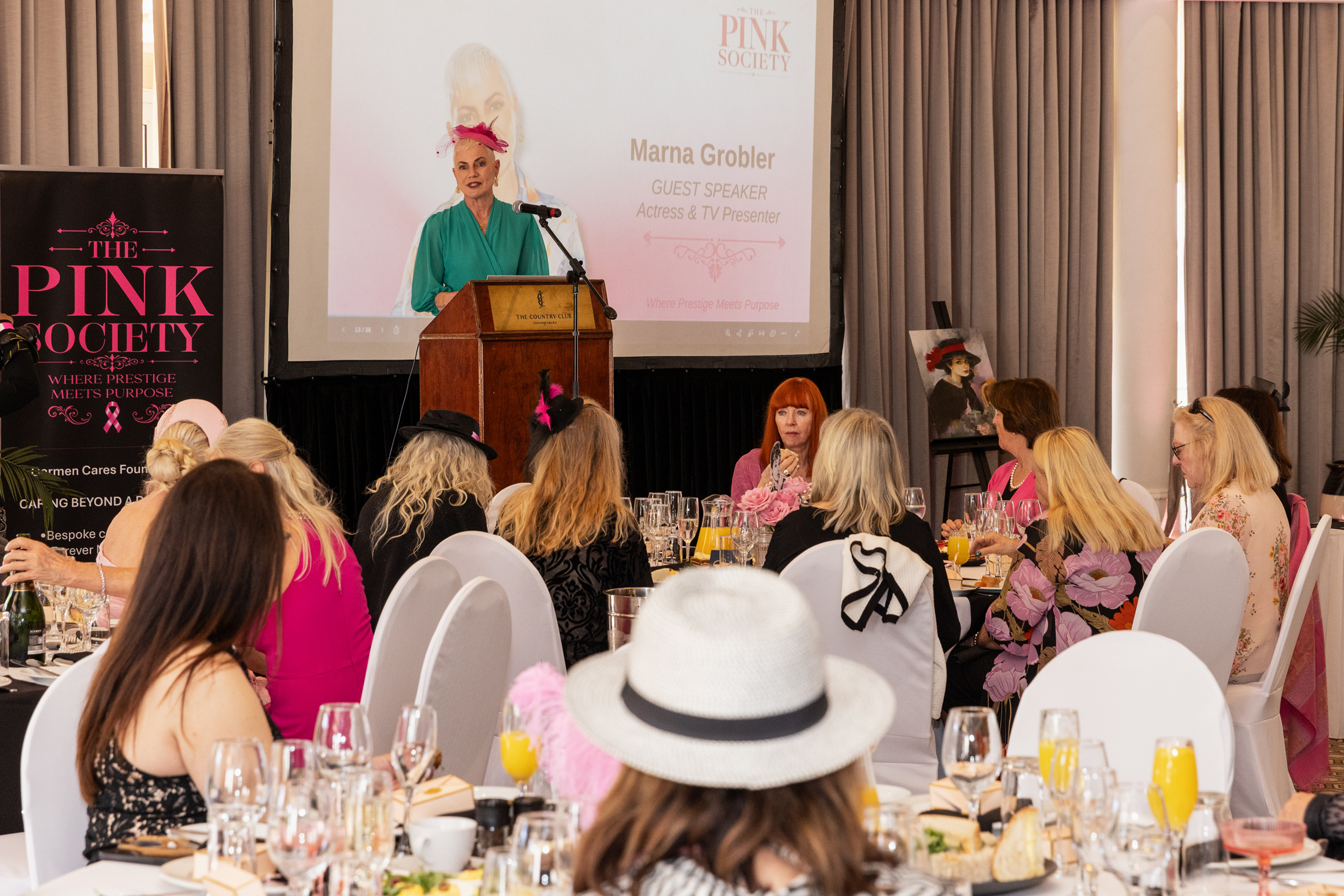 The Pink Society Carmen Cares Foundation Marna Grobler
