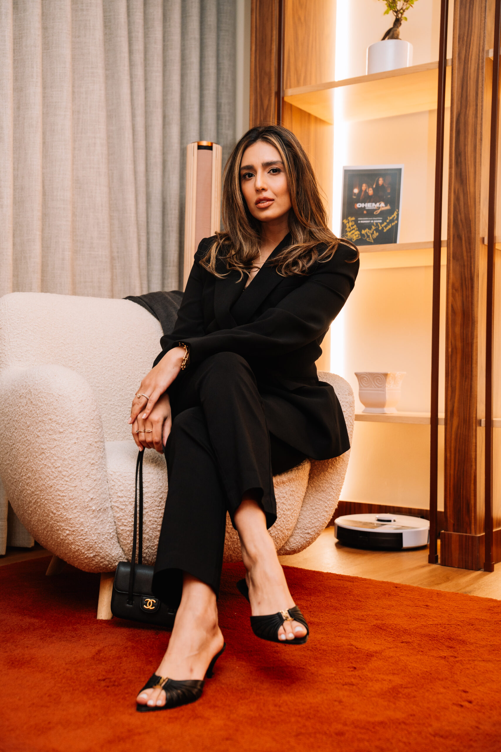 Raeesa Saloojee at SOFACOMPANY x Bang & Olufsen Living Sound