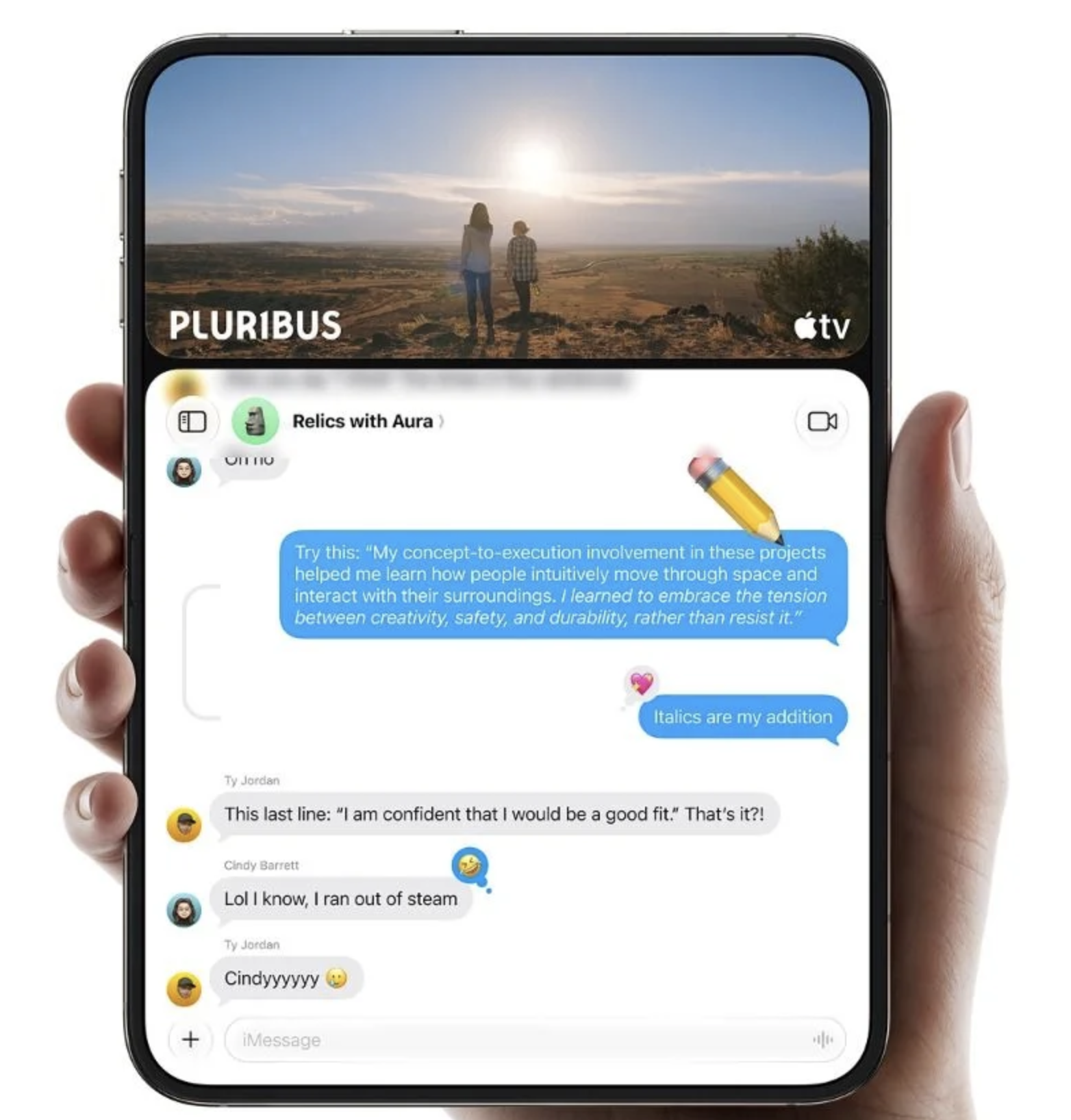 iStore Apple iPhone Duo split screen
