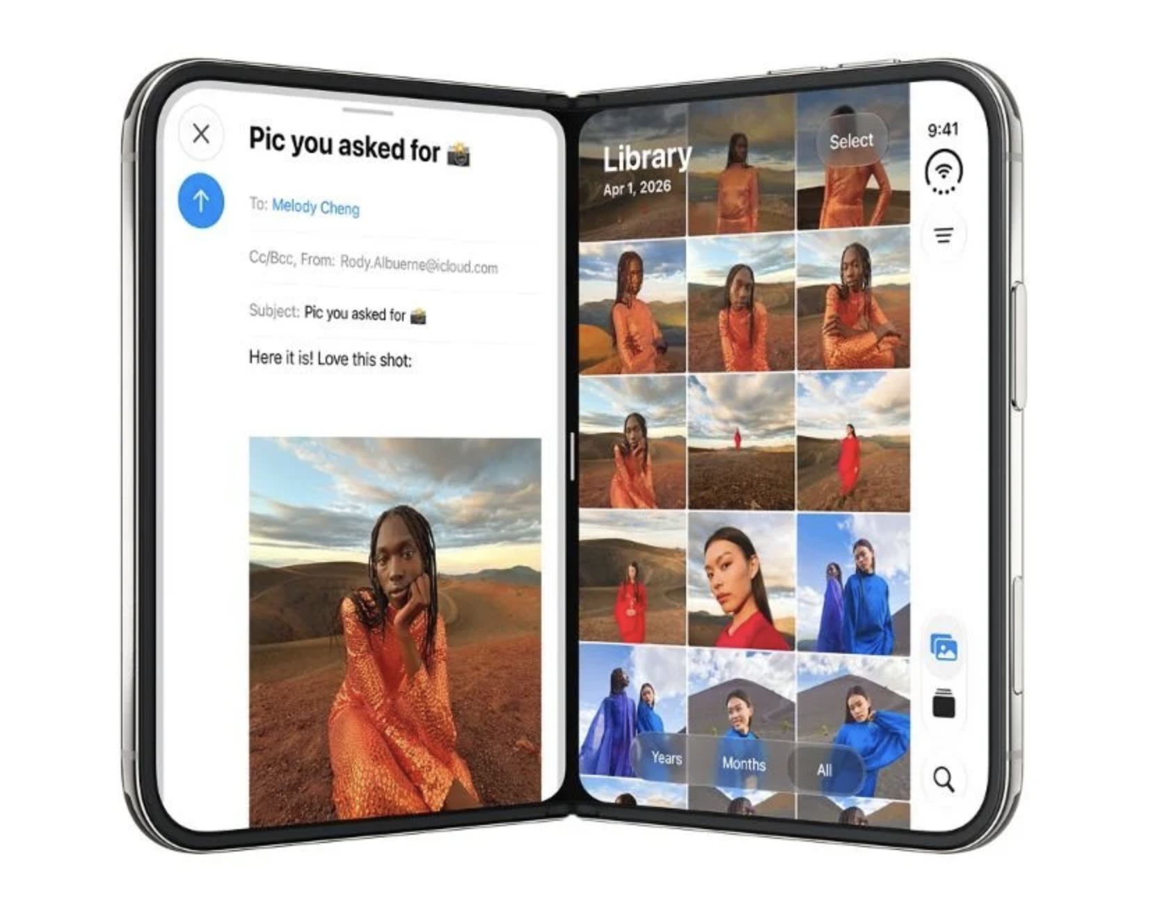 iStore Apple iPhone Duo split screen