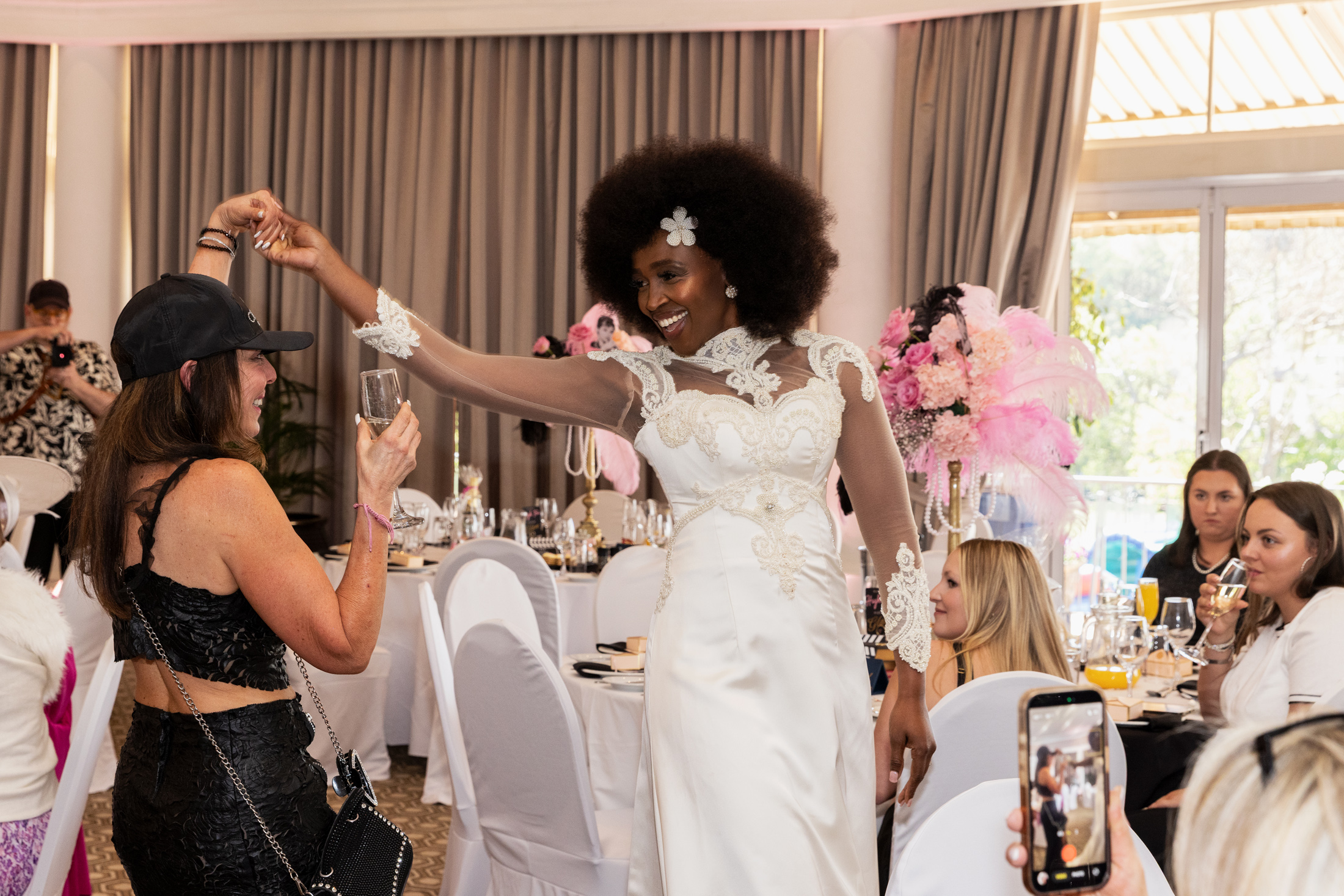 The Pink Society Carmen Cares Foundation TSHOLO PEETERS CHANTAL COUTURE