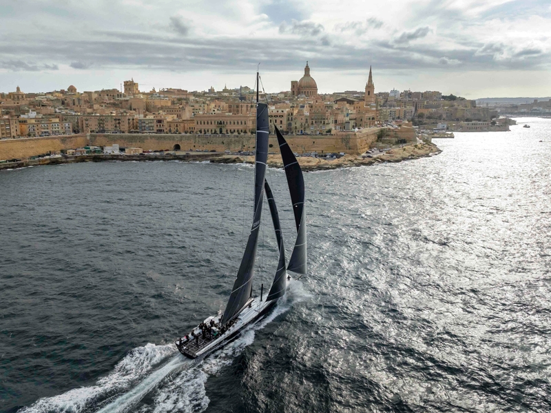 BLACK JACK 100, Sail No: 525100, Class: IRC Overall, Design: REICHEL/PUGH 30 Custom, Skippers: Tristan Le Brun, Owner: Remon Vos Finish line and overall winner