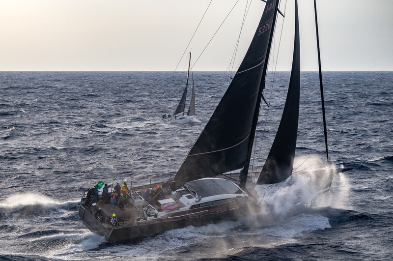 LUCE GUIDA, AN ENTRY FROM FRANCE, ATTACKS AN OPEN-WATER LEG DURING THE 47TH ROLEX MIDDLE SEA RACE