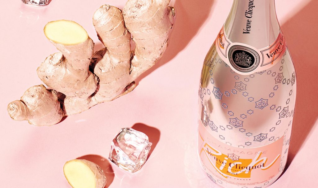 Champagne on the rocks is the drink of the summer