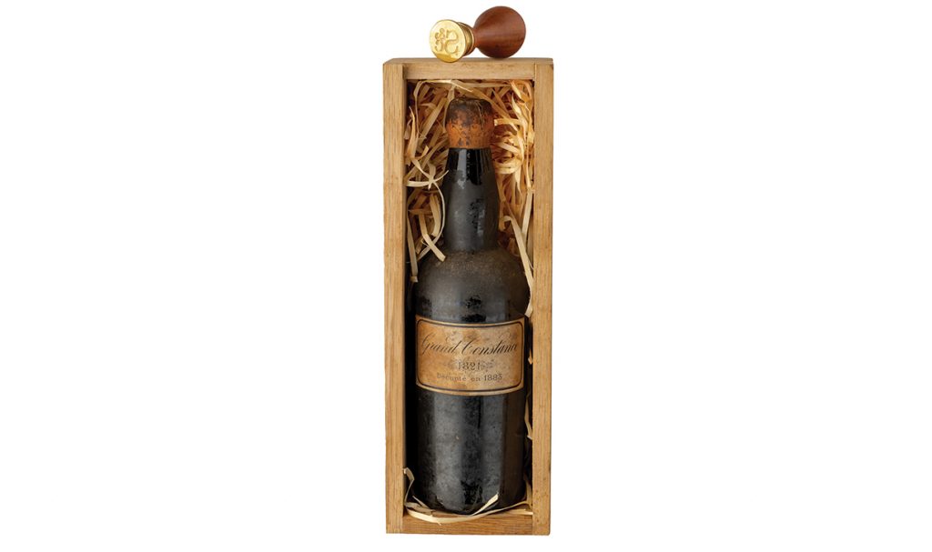 STRAUSS & CO BREAKS SA WINE RECORD WITH 1821 GRAND CONSTANCE JUST SHY OF R1M