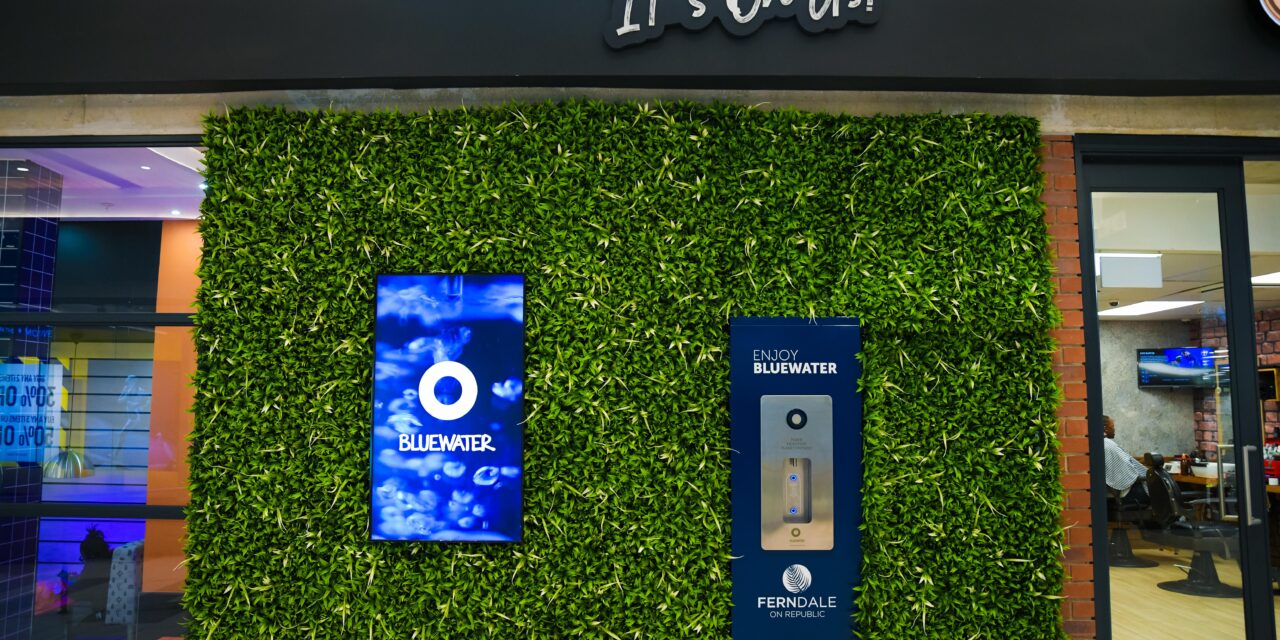 Moolman Group introduce Bluewater purified water station at Ferndale on Republic Shopping Centre