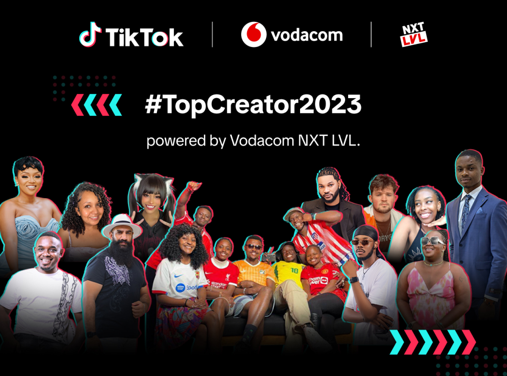 Celebrating Creativity in the Digital Age with The 2023 TikTok Top Creator Awards powered by Vodacom NXT LVL