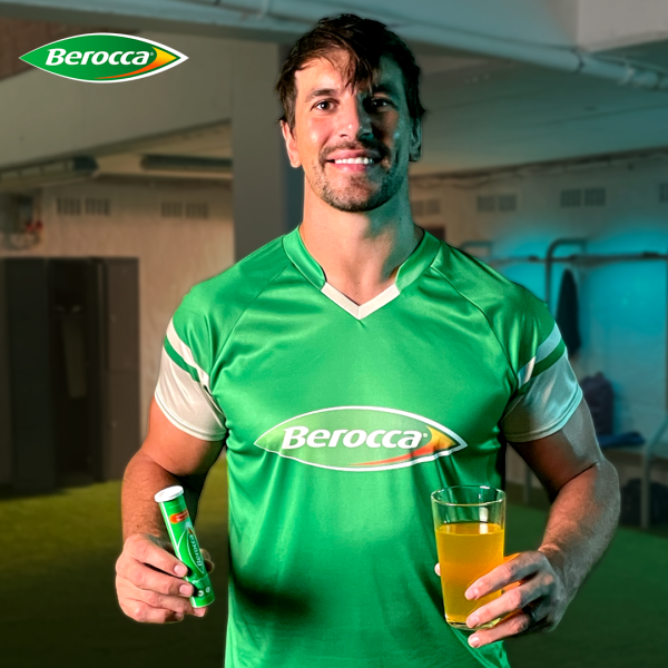 International Rugby Player, Eben Etzebeth teams up with Bayer as an ambassador for Berocca® in South Africa