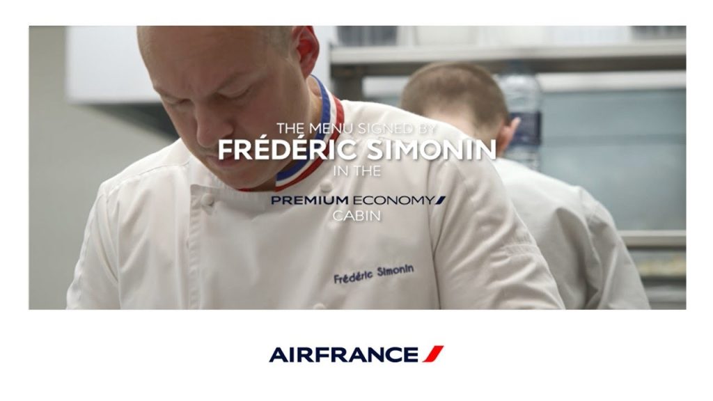Air France launches its new “signature” menus in Premium Economy with Frédéric Simonin on flights to South Africa