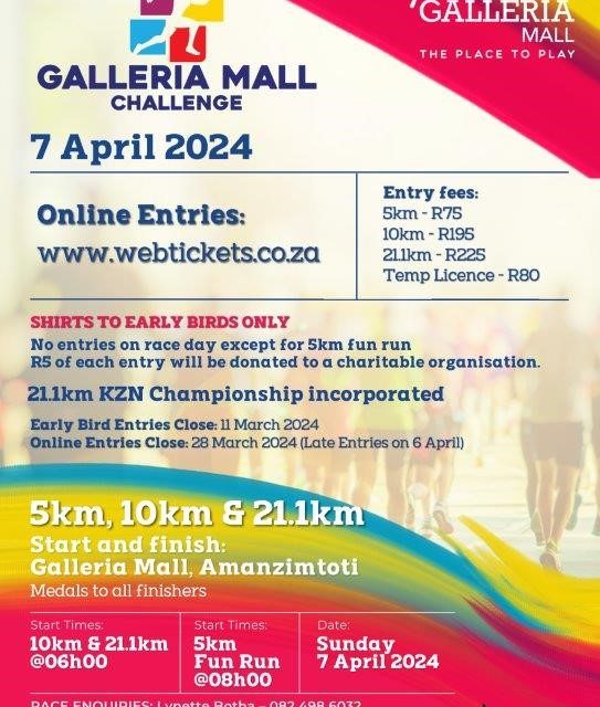 Book into the Sapphire Coast for the Galleria Mall Challenge now!