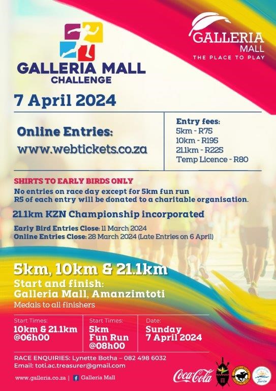 Book into the Sapphire Coast for the Galleria Mall Challenge now!