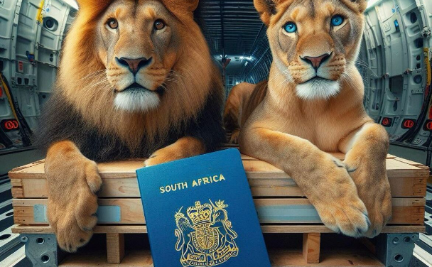 Air France KLM Martinair Cargo Facilitates Special Transport Of Lions Vasylyna And Nikola To South Africa