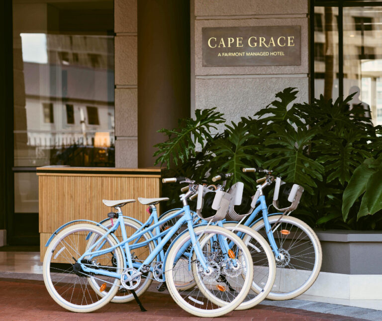 Recycled bicycles – Cape Town’s iconic hotel now offers a unique new way to make holiday memories