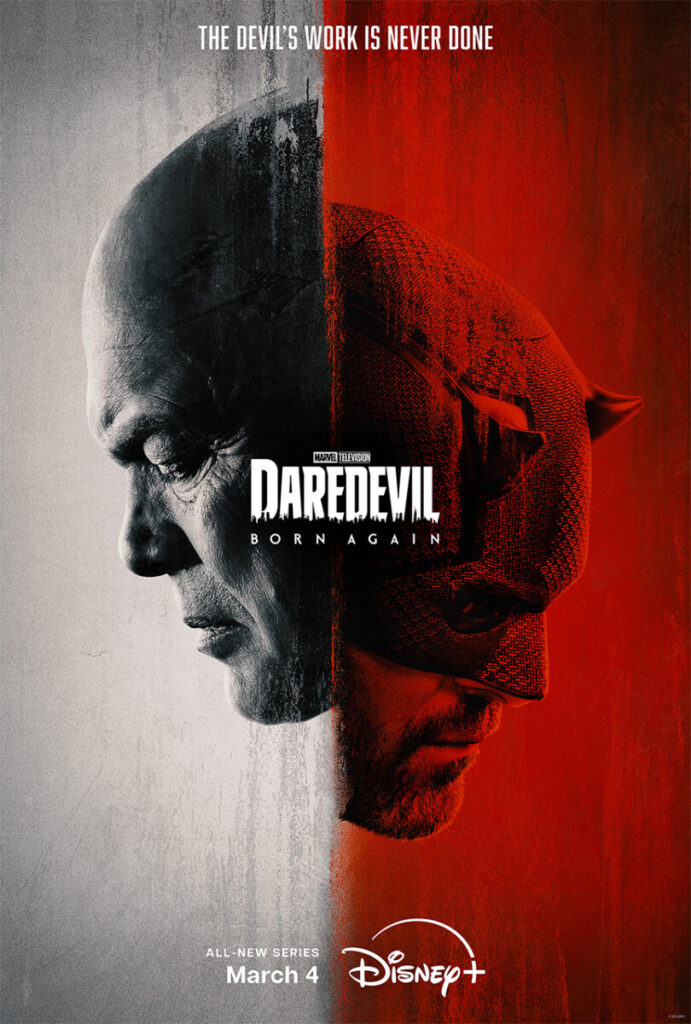 NEW SERIES LAUNCHES ON DISNEY+ ON 04 MARCH 2025 : Matt Murdock and Wilson Fisk Face Off in “Daredevil: Born Again”