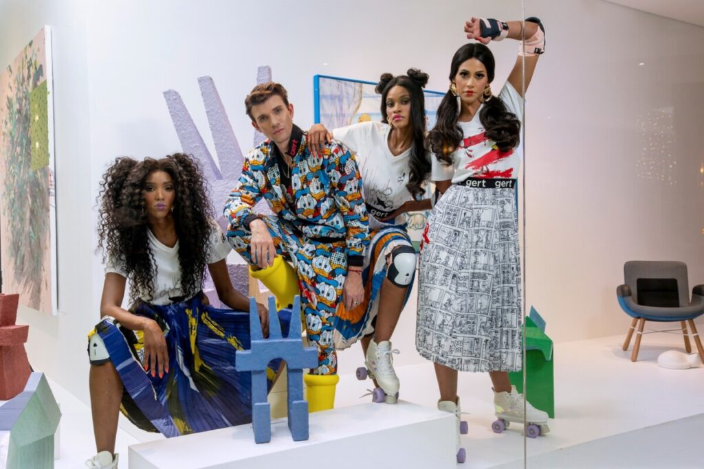 Revealed! stunning scenes from the innovative photoshoot of Gert Johan Coetzee’s newest venture, a spellbinding capsule clothing line with Disney captured through the lens of photographer Hannes Danzfuss.
