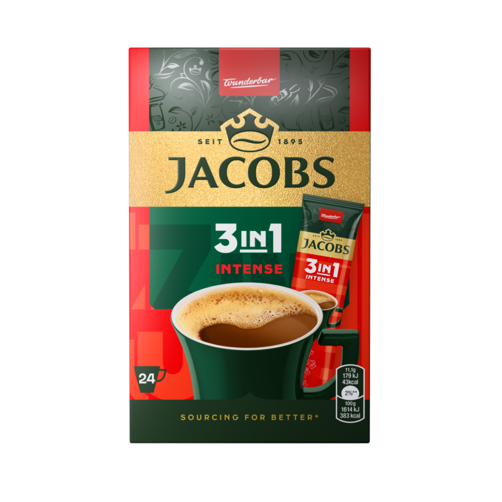 Jacobs expands its 3in1 range, with more variety and an improved recipe