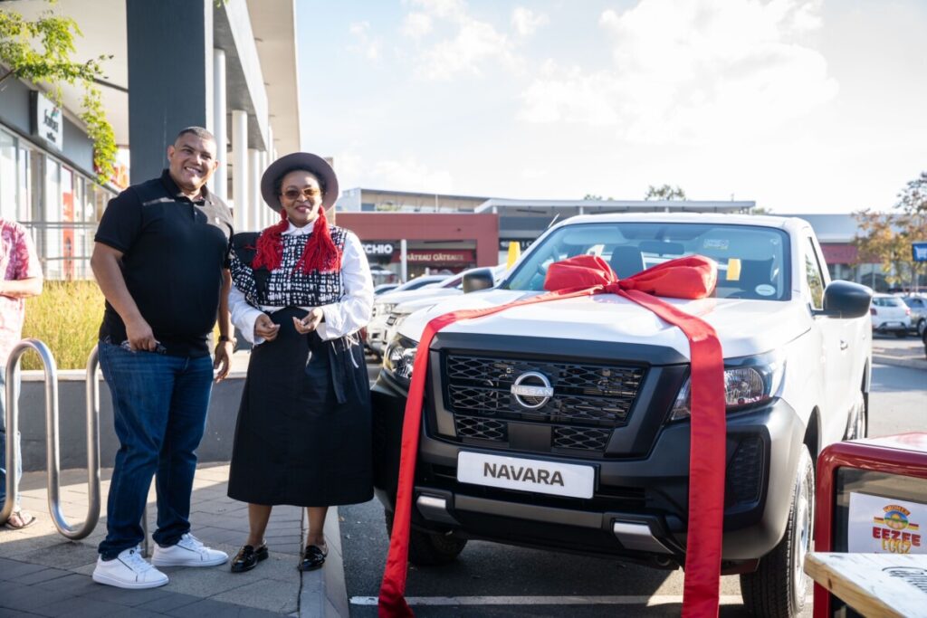 Nyama Battle victor drives off in a brand-new Nissan Navara