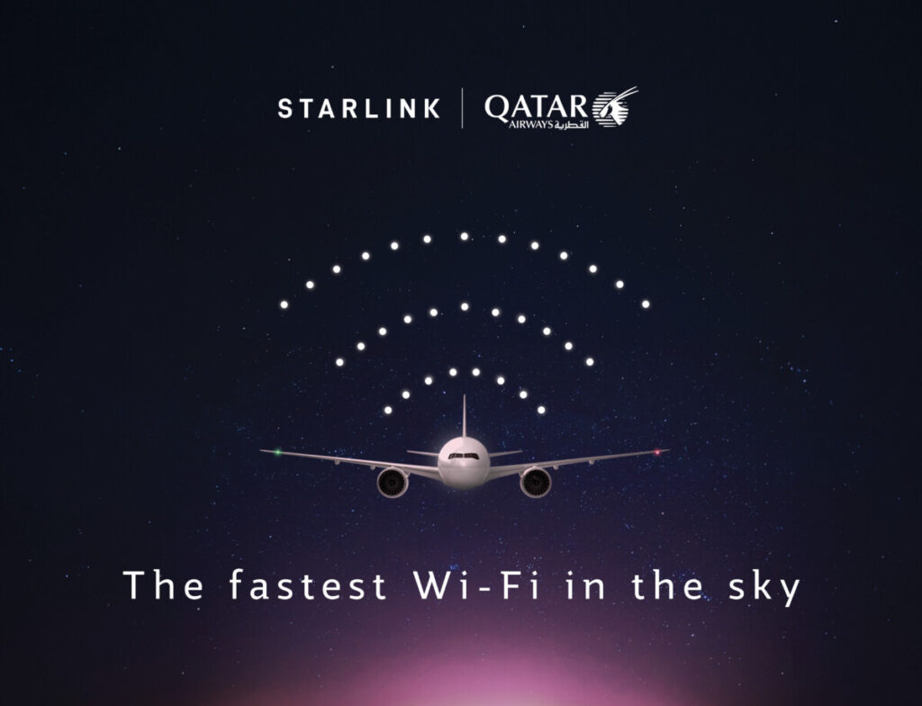 Qatar Airways Enhances In-Flight Experience with Starlink Internet in African Skies