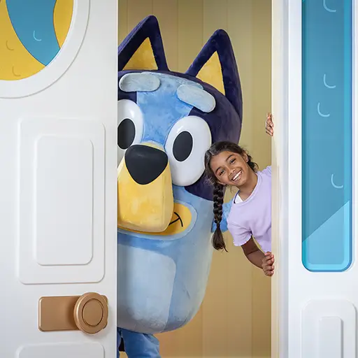 Child with Bluey