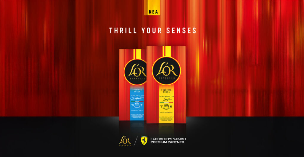 L’OR Passione Rossa: A Bold Coffee Collection Inspired by Ferrari Hypercar