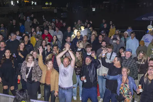 Ballito Pro 2025 Updates. Crowd enjoying the music and shows.