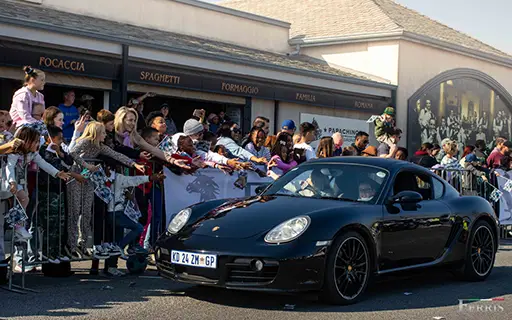Supercar Rhino Run 2025. Porsche Cayman