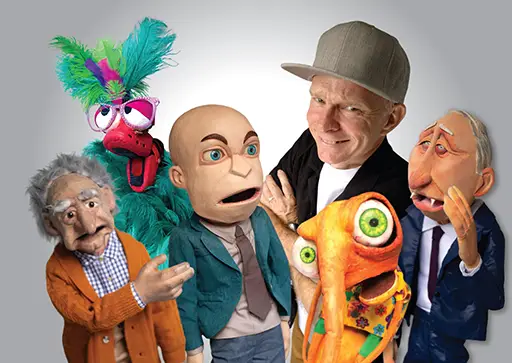 Puppet Power Johannesburg. Conrad Koch and his puppets