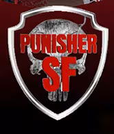 Logo icon for Punisher SF slapfight event with a skull and shield graphic.
