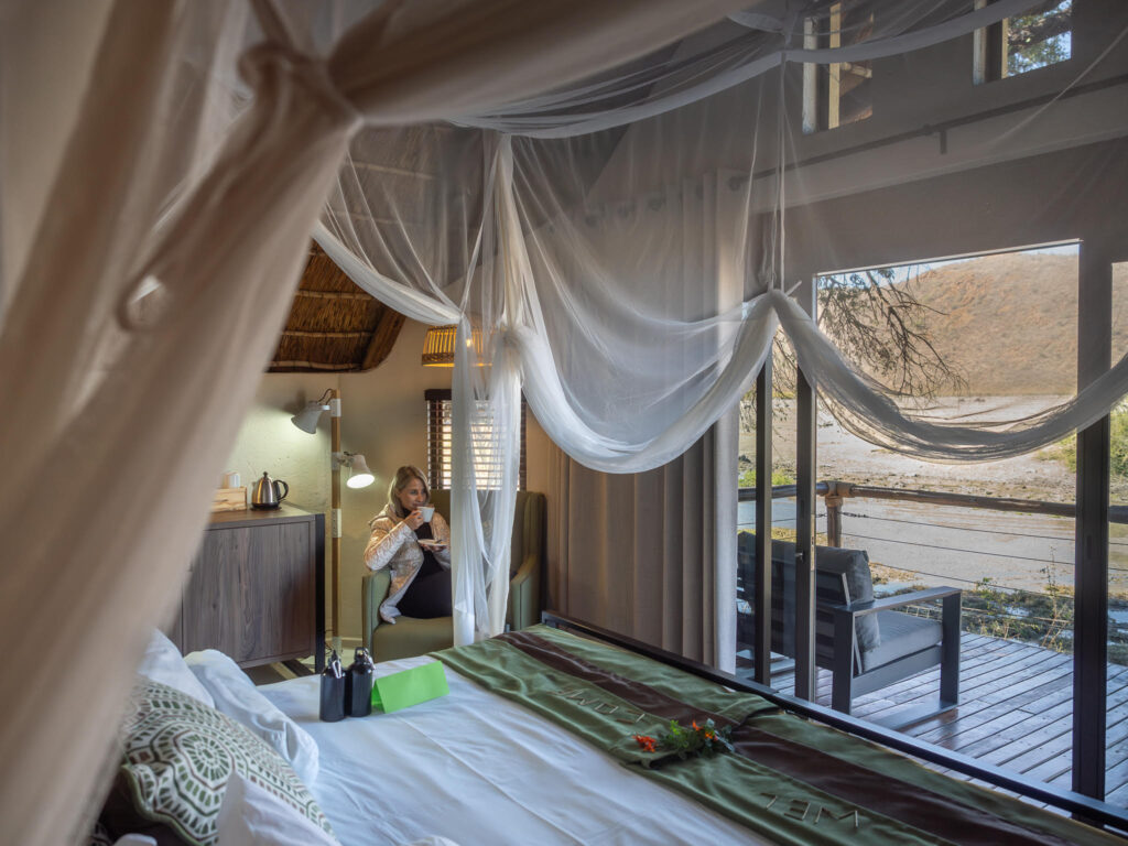 Tau Game Lodge Waterhole: The Best Front-Row Seat Safari Experience