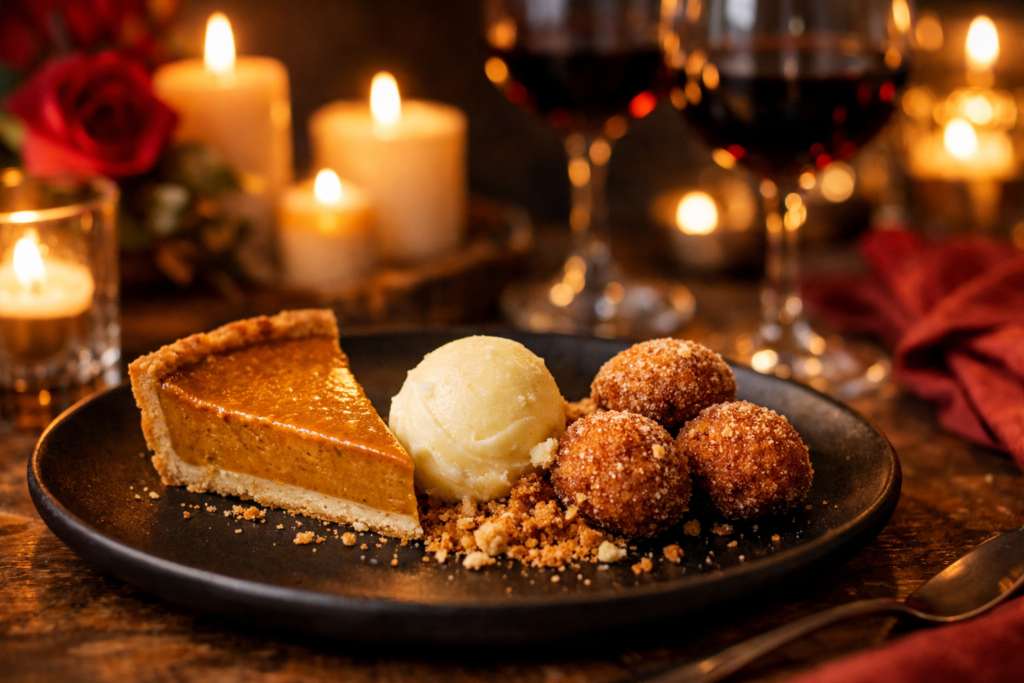 A Romantic Valentine’s Day at Home: Pumpkin Tart & Pumpkin Fritters by Radisson RED Cape Town