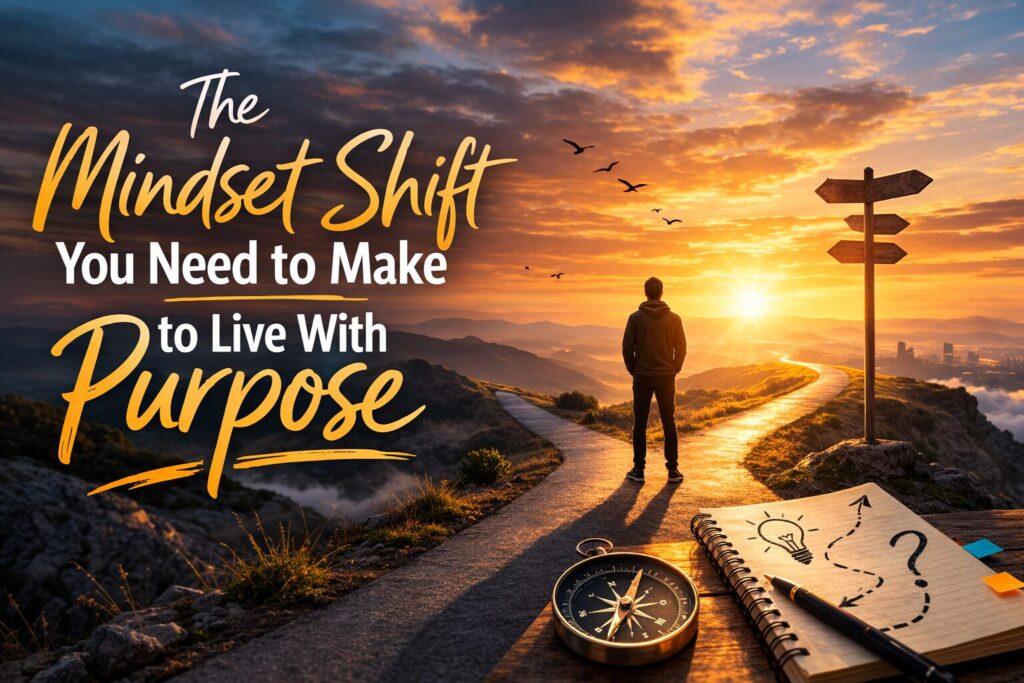 The Mindset Shift You Need to Make to Live With Purpose