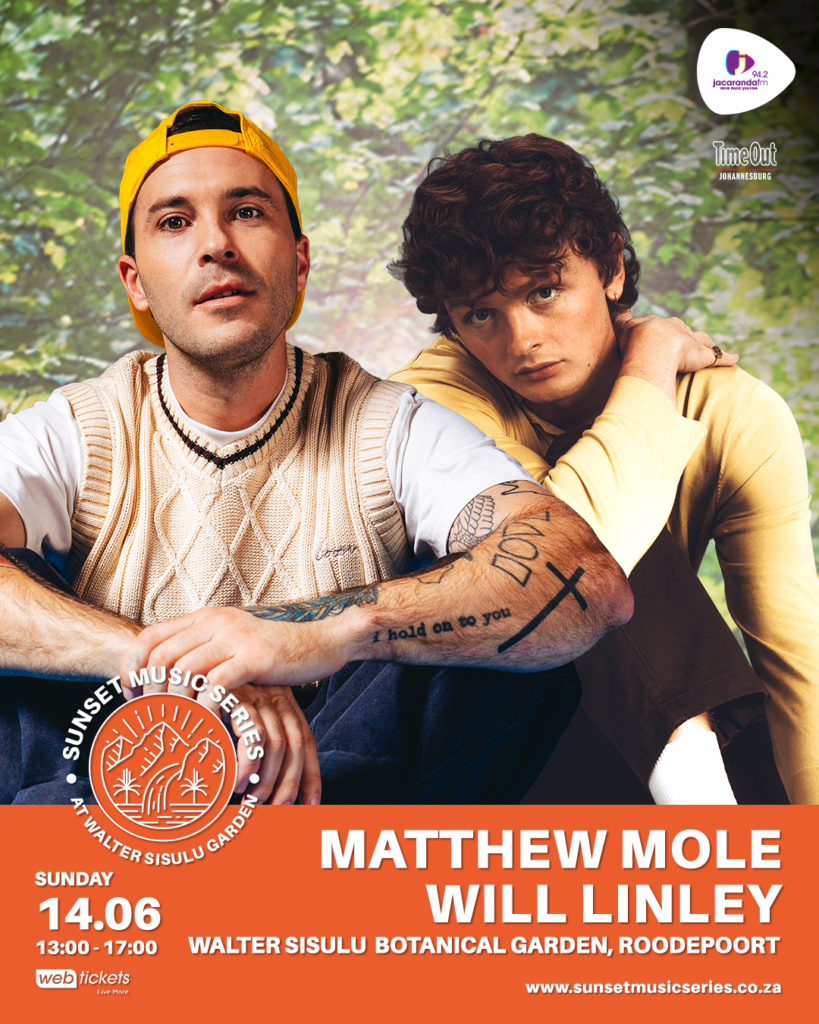 Matthew Mole and Will Linley Set for Unmissable Johannesburg Concert This Weekend