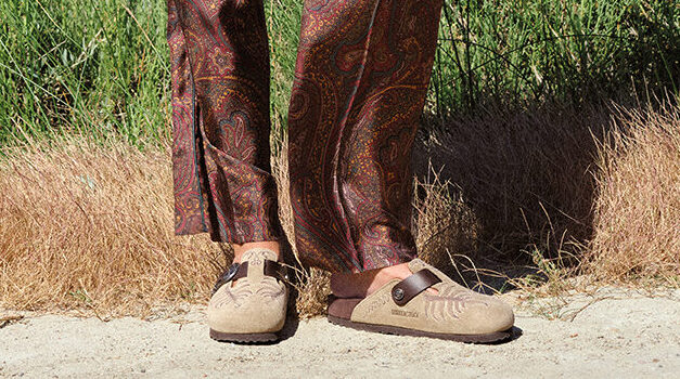 BIRKENSTOCK x ETRO lands in South Africa with a luxury Boston clog collaboration