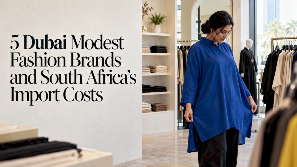 5 Dubai Modest Fashion Brands and South Africa’s Import Costs