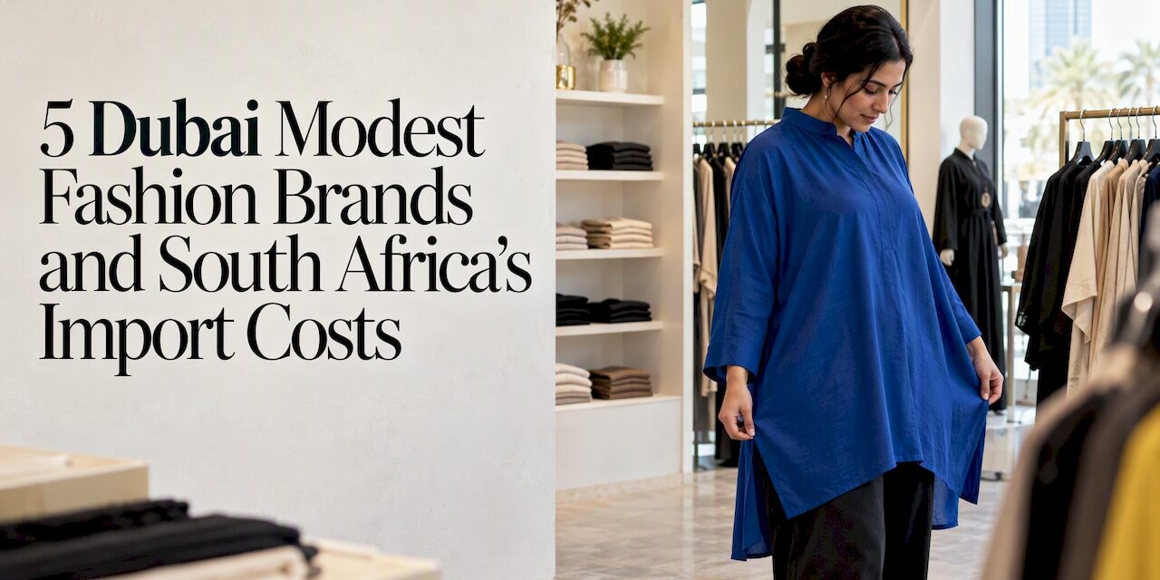 5 Dubai Modest Fashion Brands and South Africa’s Import Costs