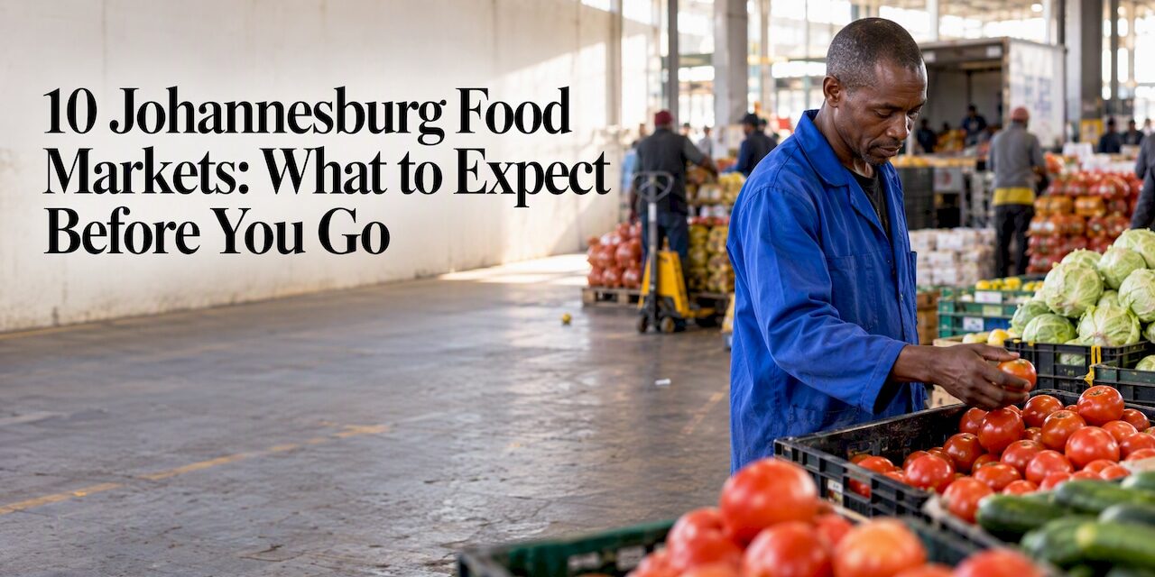 10 Johannesburg Food Markets: What to Expect Before You Go