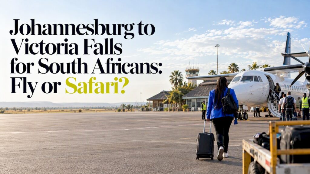 Johannesburg to Victoria Falls for South Africans: Fly or Safari?