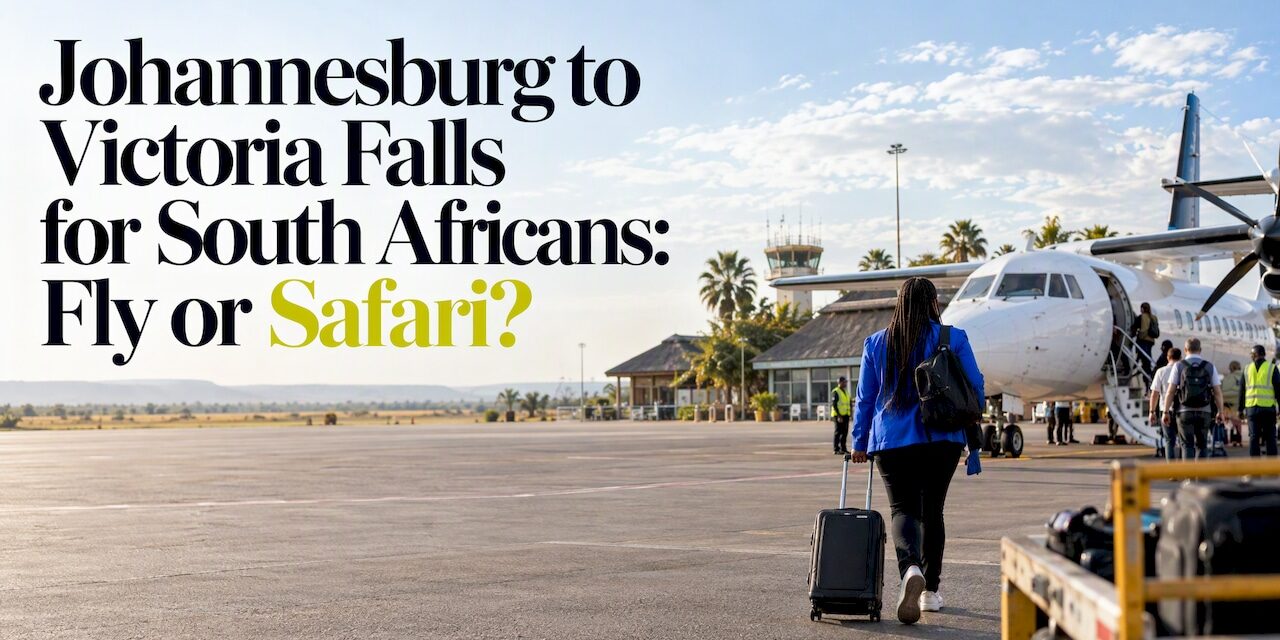 Johannesburg to Victoria Falls for South Africans: Fly or Safari?