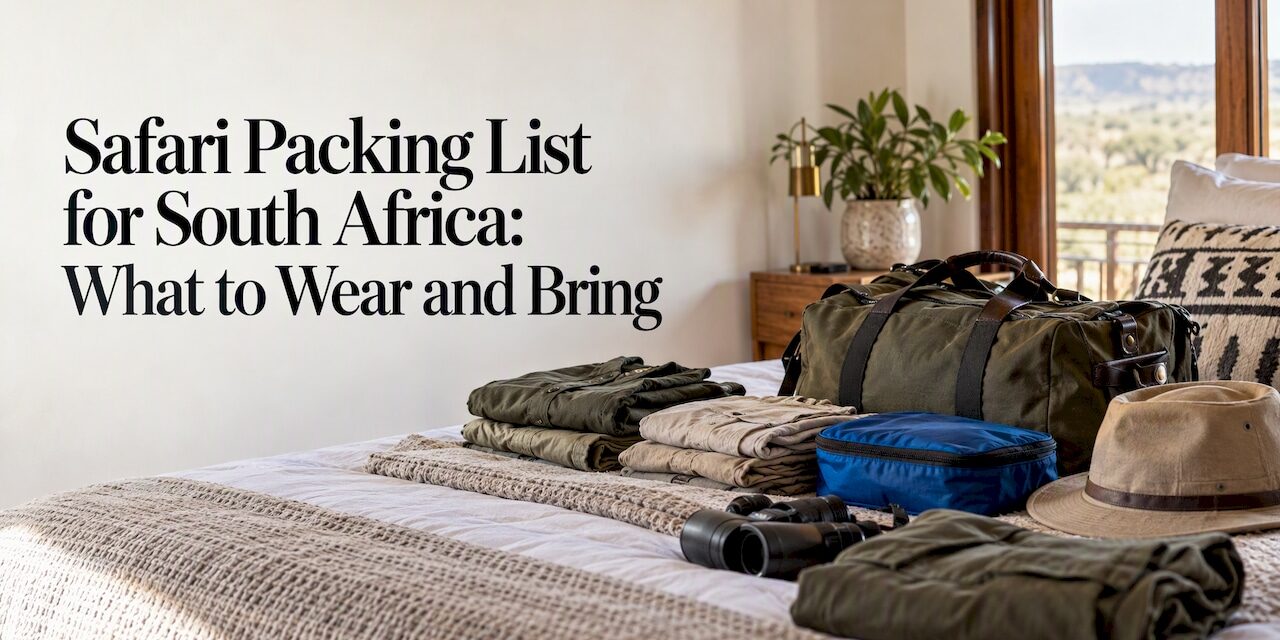 Safari Packing List for South Africa: What to Wear and Bring