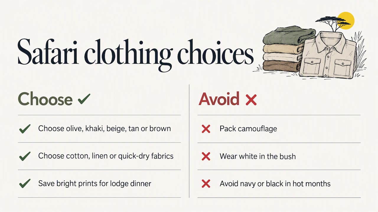 Colours and fabrics — overview diagram